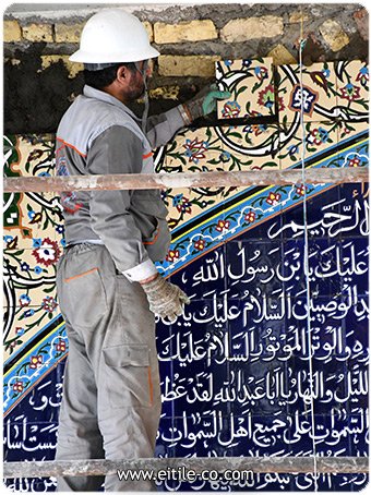 Handmade tile supplier for mosque decoration, www.eitile-co.com
