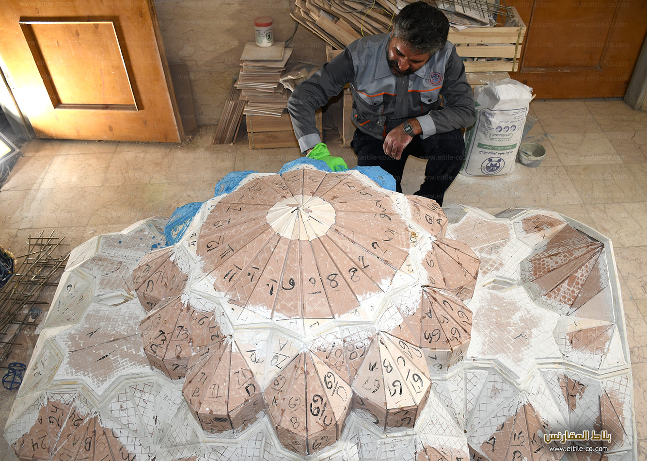 Muqarnas tile panel supplier, www.eitile-co.com