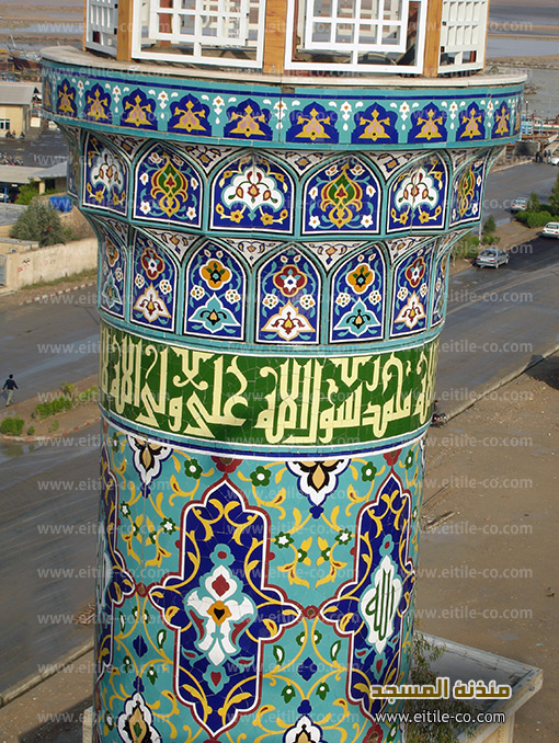 Mosque tile work seller in Iran, www.eitile-co.com