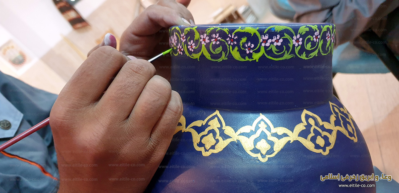مزهرية وأباريق صناعة يدوية إسلامية، www.eitile-co.com