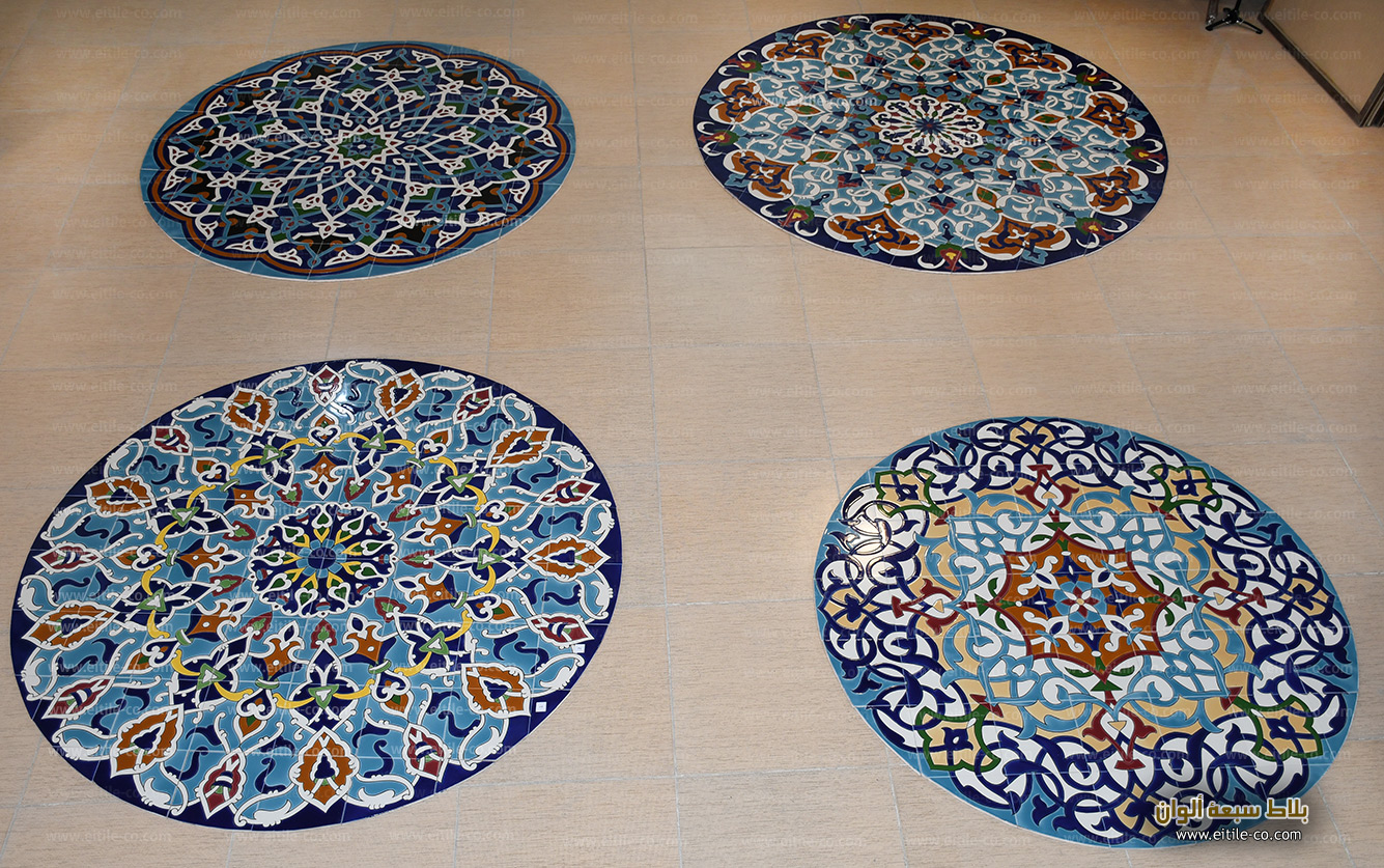 Handcrafted circle tile panel supplier, www.eitile-co.com
