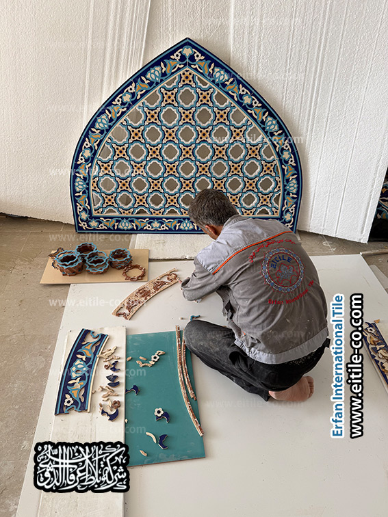 Custom mosaic tiles can be produced in different shapes, sizes, colors, and decorative patterns — www.eitile-co.com