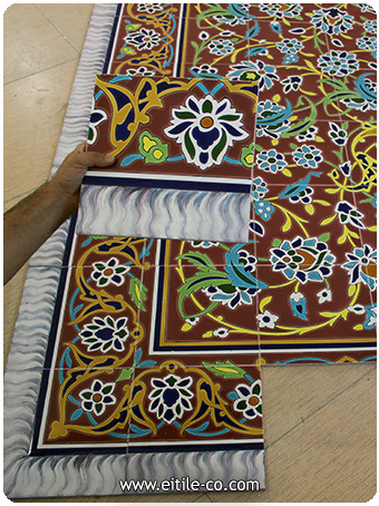 Handmade ceramic tiles for floor decoation, www.eitile-co.com