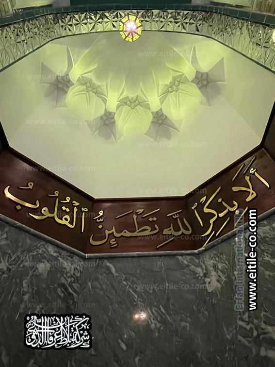 تصميم وتنفيذ ألواح مقرنصات جبسية مخصصة للزخارف المعمارية الإسلامية بواسطة ایتایل. www.eitile-co.com
