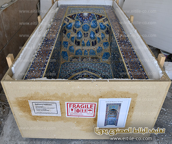 Handmade tile safe wooden packaging, www.eitile-co.com