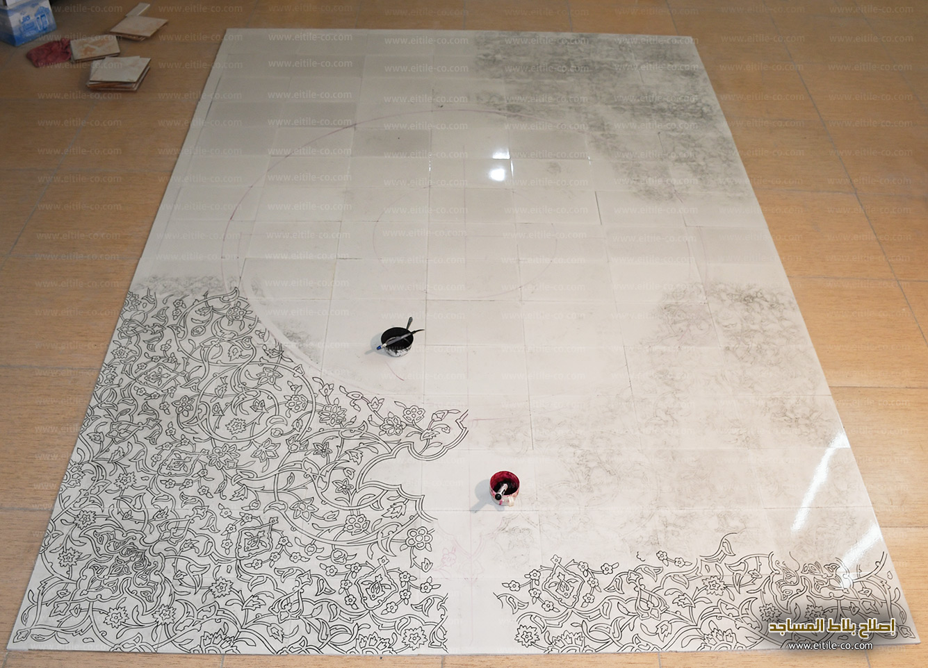 Mosque tile repair, www.eitile-co.com