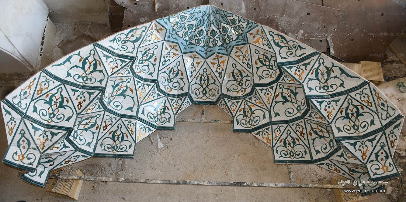 Supplier of tiles for mosque Mihrab decoration, www.eitile-co.com