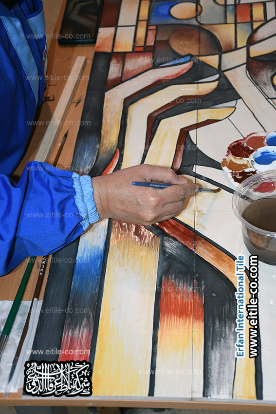 لوحات بلاط تكعيبية مخصصة للمساحات الفاخرة. www.eitile-co.com