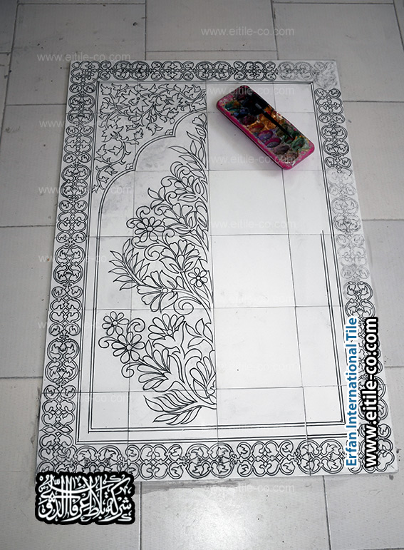 إيتايل تقدم حلولًا مخصصة لصنع إطارات جدارية من البلاط اليدوي تحمل أي صورة أو تصميم تريده، www.eitile-co.com