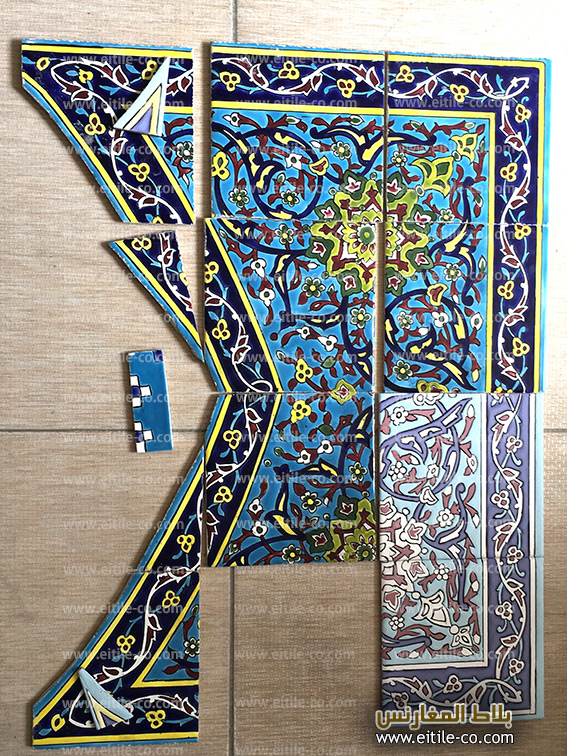 Mosque Mihrab Muqarnas tile panel designing and manufacturing, www.eitile-co.com