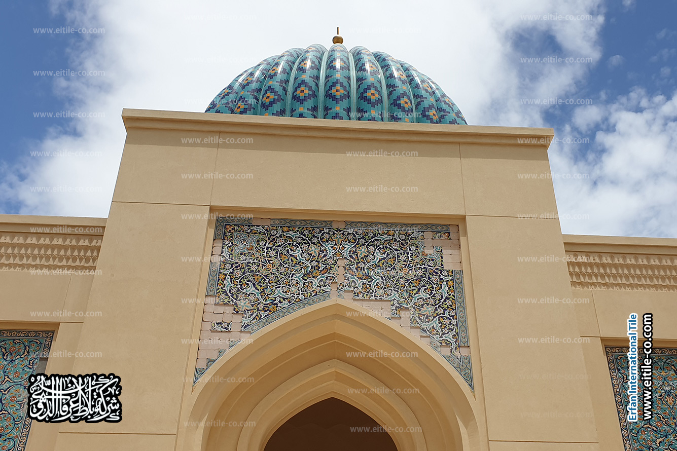 فريقنا ينجز إصلاح بلاط يدوي عالي الجودة في جامع السلطان قابوس بصحار, www.eitile-co.com