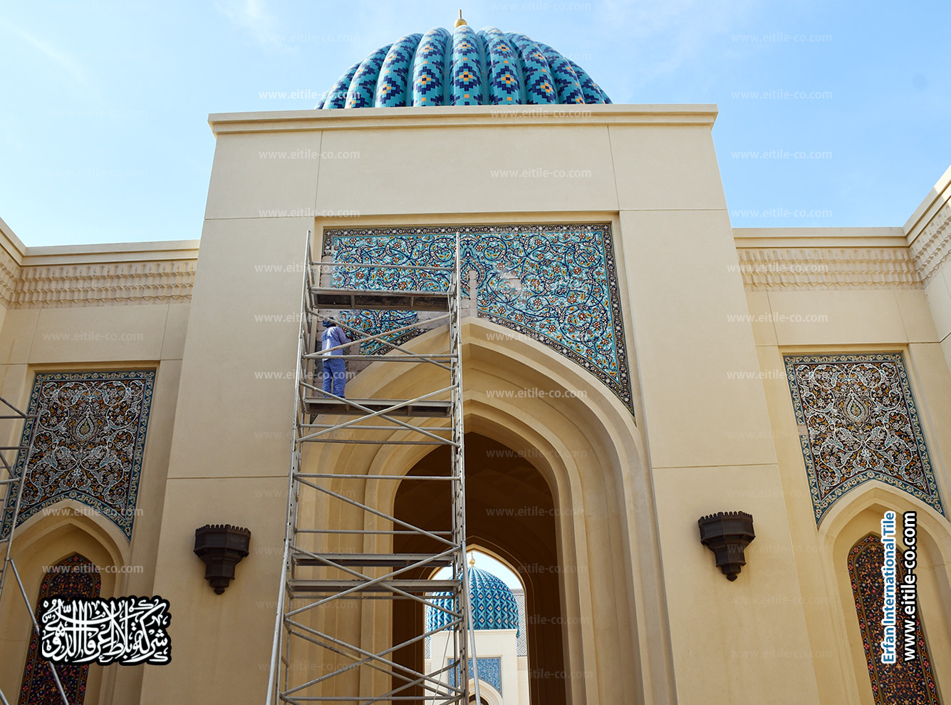 ترميم مثالي لبلاط المسجد – تنفيذ إيتايل, www.eitile-co.com