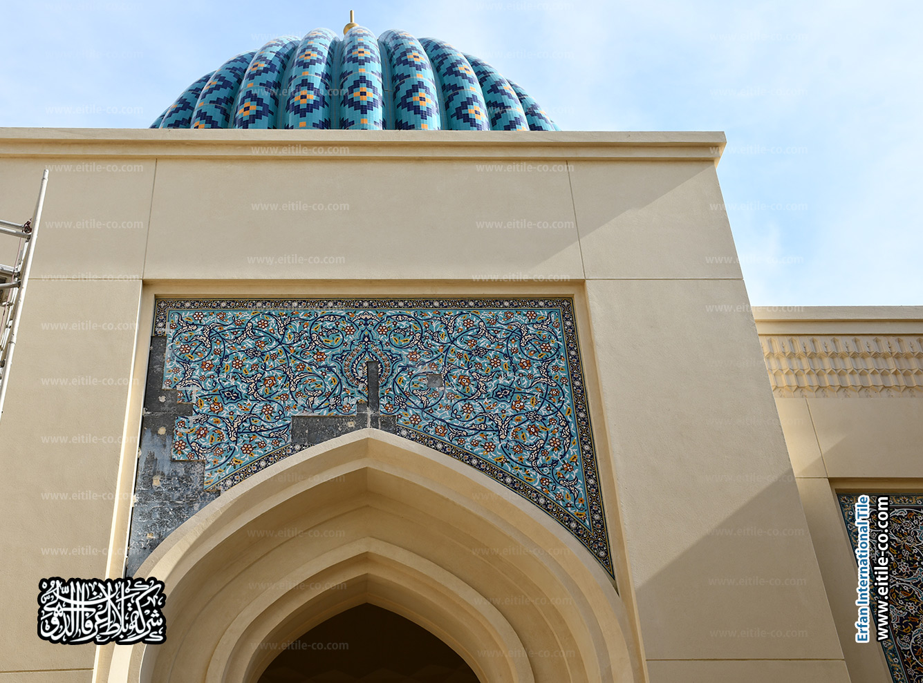 اللمسة الاحترافية لإيتايل – ترميم بلاط مسجد السلطان قابوس, www.eitile-co.com