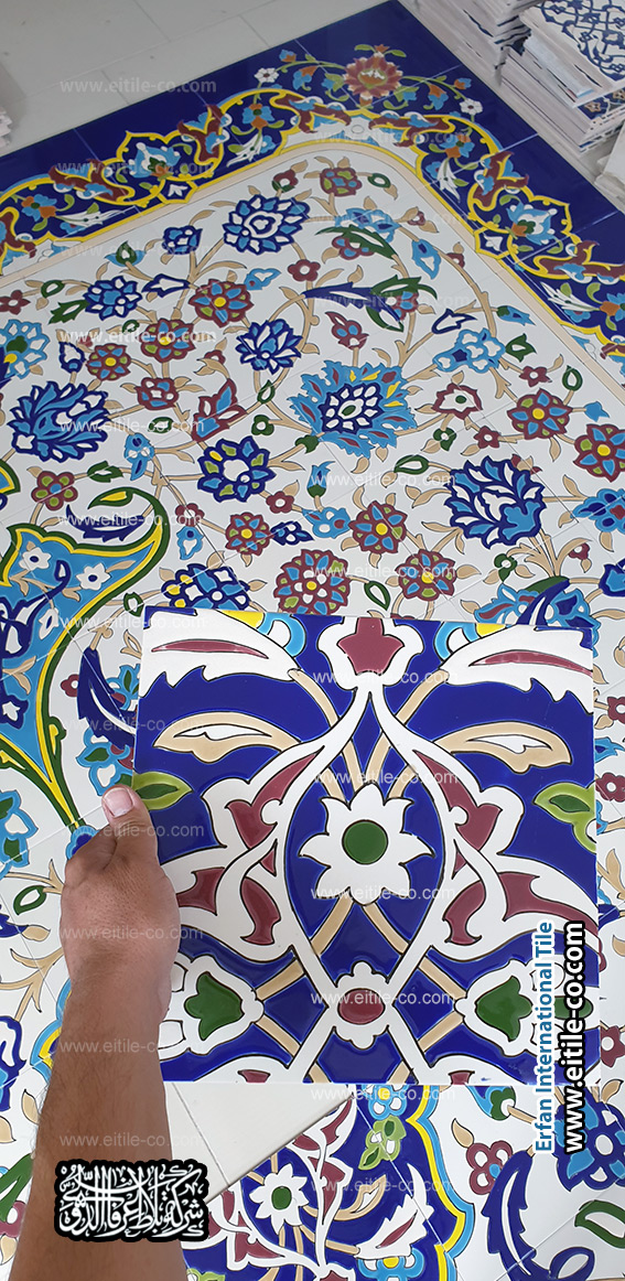بلاط السيراميك بنمط السجاد من Eitile يتم تصميمه وتصنيعه يدويًا بعناية فائقة، مع تقديم خدمات تركيب ودعم متواصل في جميع أنحاء العالم، www.eitile-co.com