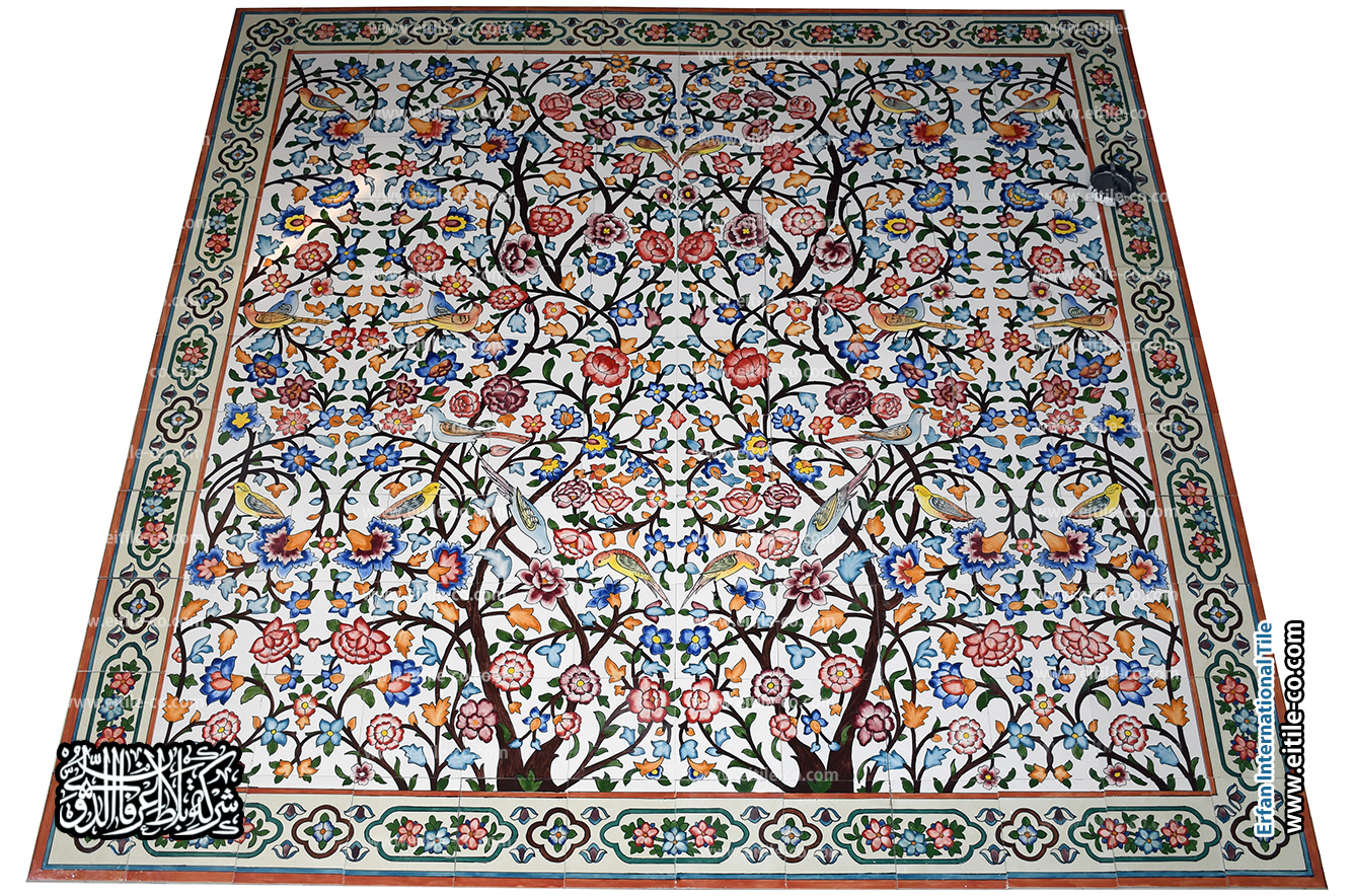 EITile Co تقدم بلاطات سبعة ألوان مصنوعة يدويًا برسومات فنية تلبي متطلبات المشاريع العالمية، www.eitile-co.com